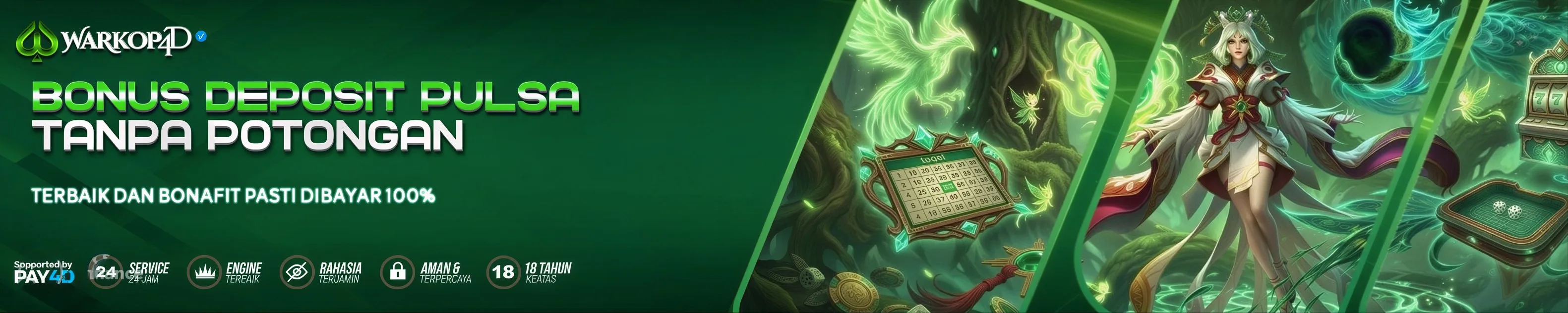 DEPOSIT PULSA TANPA POTONGAN